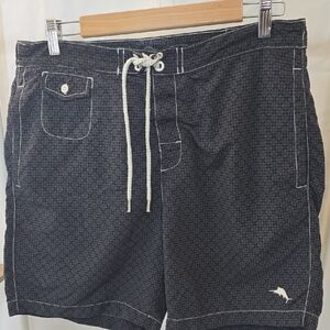 Dark Gray Swim Trunks